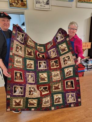 Volunteer Dinner Prize Quilt